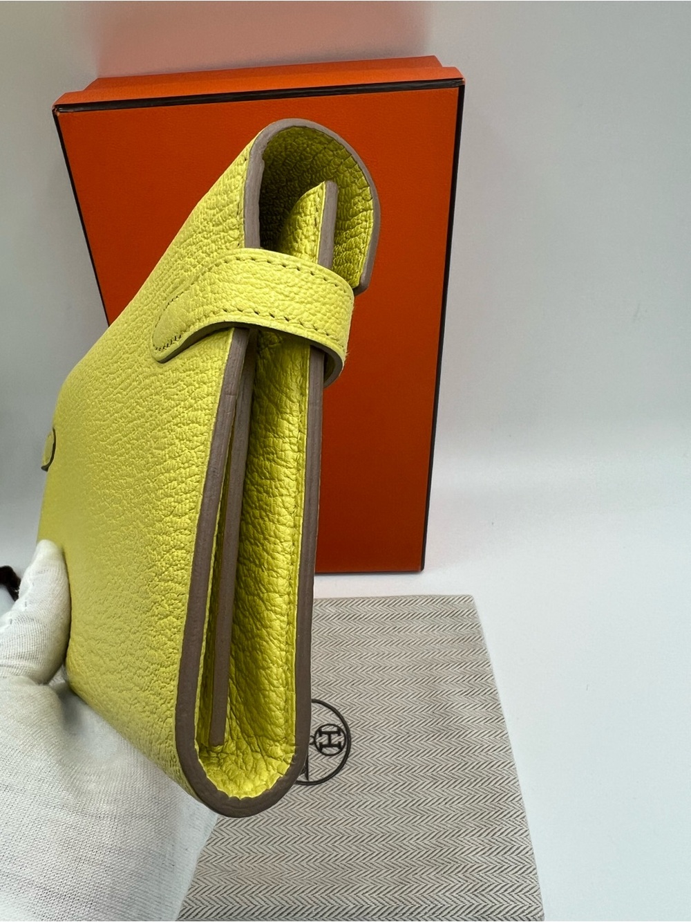 HERMES Kelly Wallet Long mysore gold hardware Unused full set 🔥😍 - Picture 5 of 9